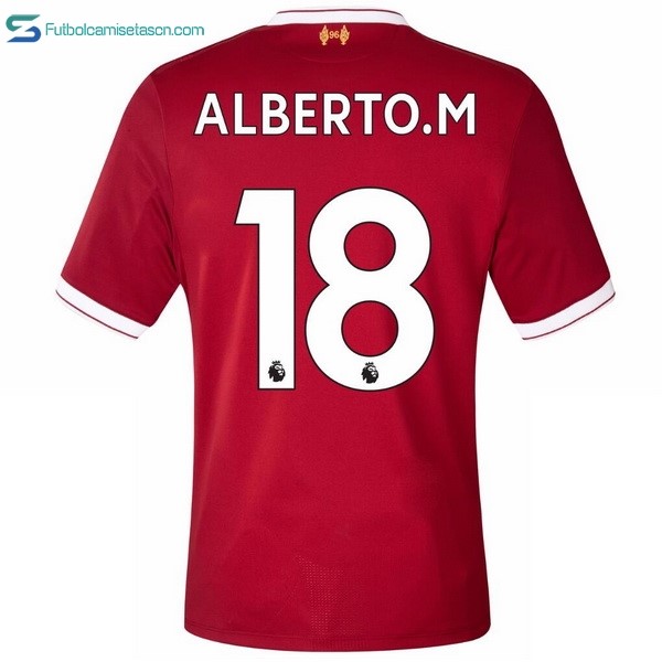 Camiseta Liverpool 1ª Alberto.M 2017/18